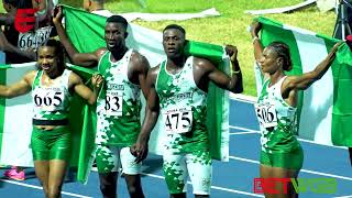 Omolara Grace Ogunmankinju ran the race of her life to win gold for Nigeria in the mixed 4x400m race