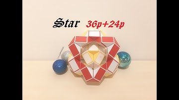 COMBINATION OF 2 SNAKE CUBE (36+24) - Star