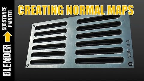 BLENDER/SUBSTANCE PAINTER: CREATING NORMAL MAPS