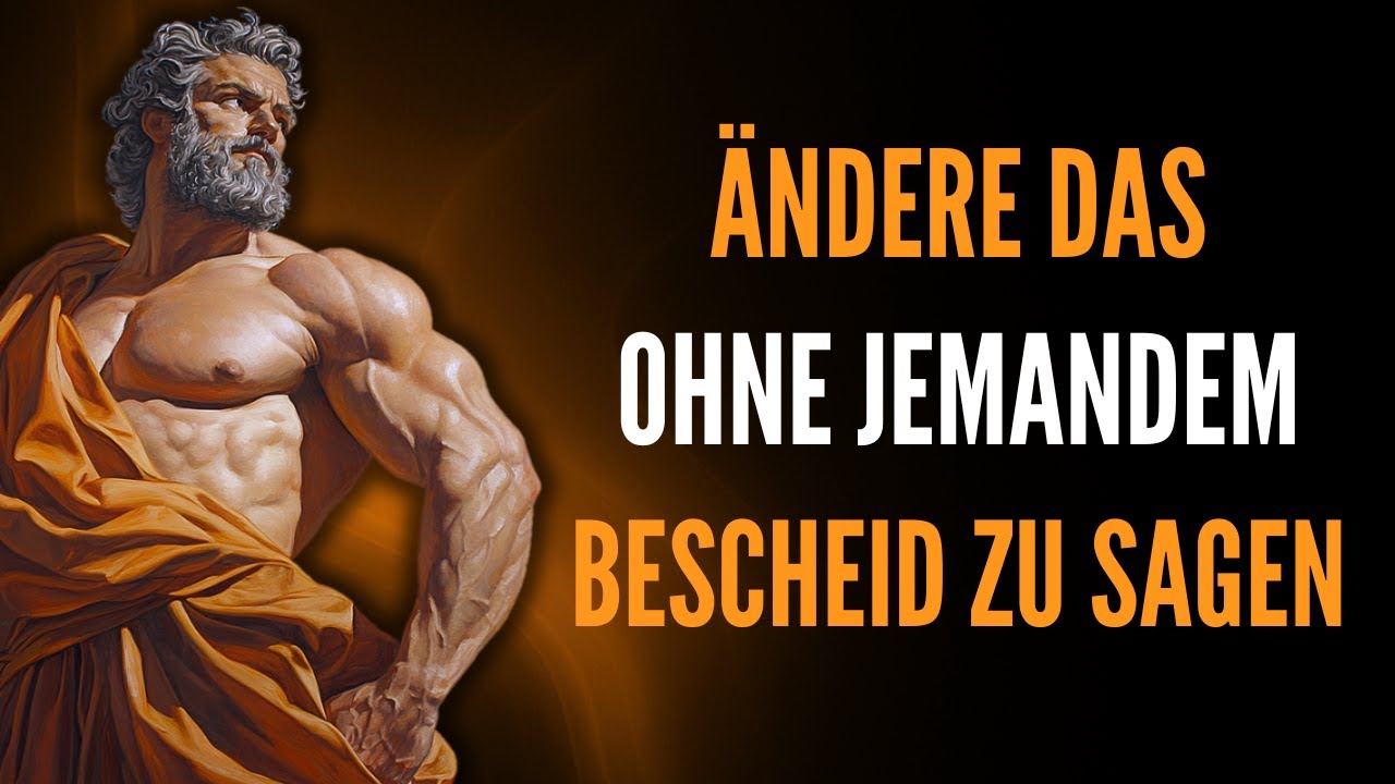 8 Dinge, die du stillschweigend aus deinem Leben entfernen musst. Stoizismus