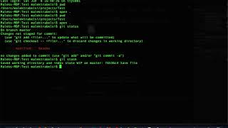 Simple Use Of Git Stash Command