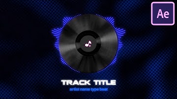 Sóng Nhạc avee Player đĩa quay cực đẹp - Template After Effect Music Avee Player