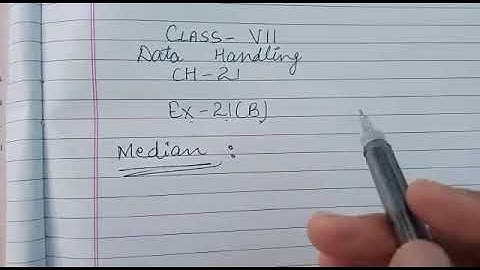 Q21 Ex-21B ch-Data Handling class VII ICSE BOARD maths by love with mathematics