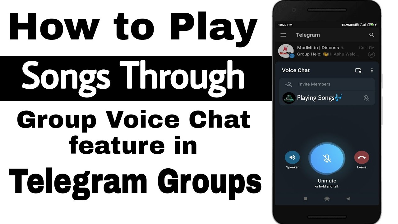 How To Play Songs Through Group Voice Chat In Telegram Groups | Play Songs On Group Voice Chat