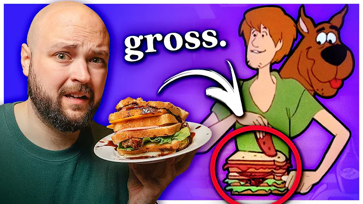 Trying every disgusting Scooby-Doo sandwich becaus...