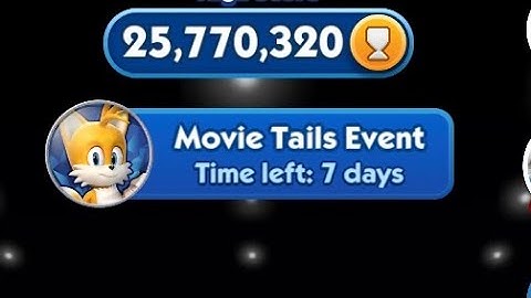 Sonic Dash: April 7th, 2022: Movie Tails Event part 1: as Whisper the Wolf
