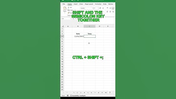 Excel Hack: Add Current Date & Time in Seconds! #excel #exceltricks #exceltips