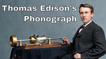 21st November 1877: Thomas Edison announced his phonograph, the first machine to record & play sound