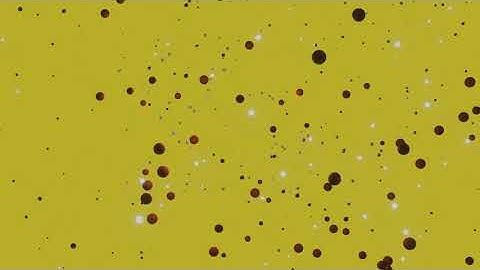 Red Particles Yellow Background 3D 8K Animation Loop | 8K, 4K, UHD Free Video