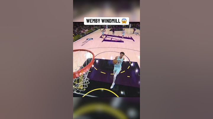 Wemby with the windmill 👀