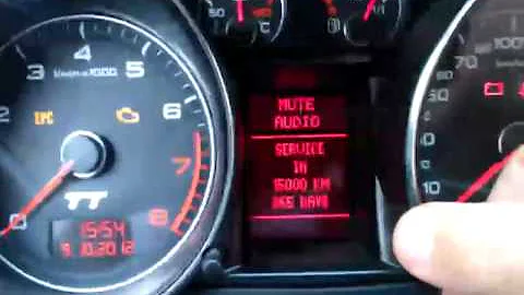 Service Reset Audi TT MK2-After 2007