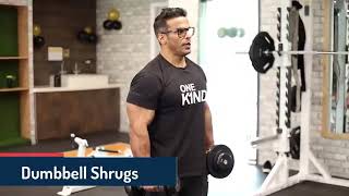 Dumbbell Shrugs For Shoulder Workout With Yatindra Singh Bodybuilder