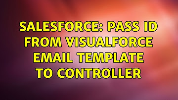 Salesforce: Pass Id from Visualforce Email template to Controller (2 Solutions!!)