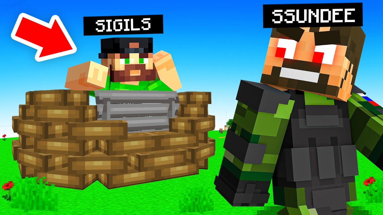 MILITARY BASE Hide and Seek in Minecraft