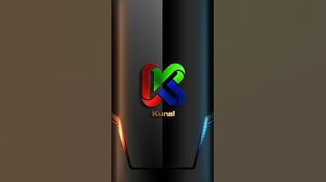 Kunal name logo design #shorts #shortvideo