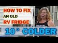 How to Fix an Old RV Refrigerator that Doesn't Get Cold