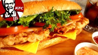 ساندوتش دجاج زنجر المقرمش على طريقة كنتاكي وصفة سهلة و سريعة في البيت تغنيك عن المحلات kfc sandwich