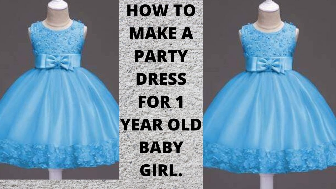 Baby Girl Dresses Party Wedding | Baby Girl Dress 1 Year Birthday - Girl  Dress Flower - Aliexpress