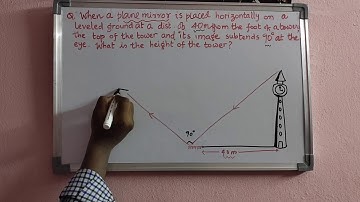 Light: Reflection and Refraction Class 10, Reflection by Plane Mirror, Q2. #ExemplarPhysics