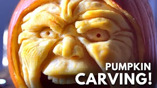 Carving Pumpkins  Happy Halloween