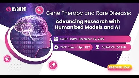 Webinar Teaser | Gene Therapies for Rare Diseases: Advancing Research with Humanized Models and AI