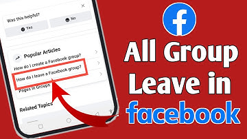 How To leave All Facebook Group in One Click!  Facebook Group Leave