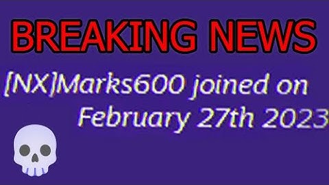 BREAKING NEWS! Marks600 is now a GM and it
