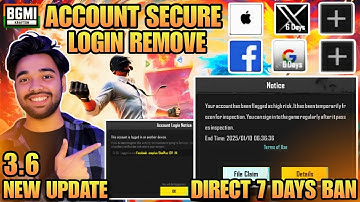 How to ban Bgmi id for 7 days Direct || bgmi 7 day ban trick | how to get 7 days ban in bgmi unlink🔥