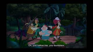 Captain Hook Mr. Smee Sharky And Bones Looking The Way Out