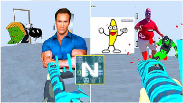 Nextbots Sandbox in Backrooms Shooter Gameplay 354 ,Sandbox Android Games  ios Walkthrough Simulator