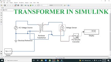 how to use a transformer in simulink | transformer in simulink/matlab