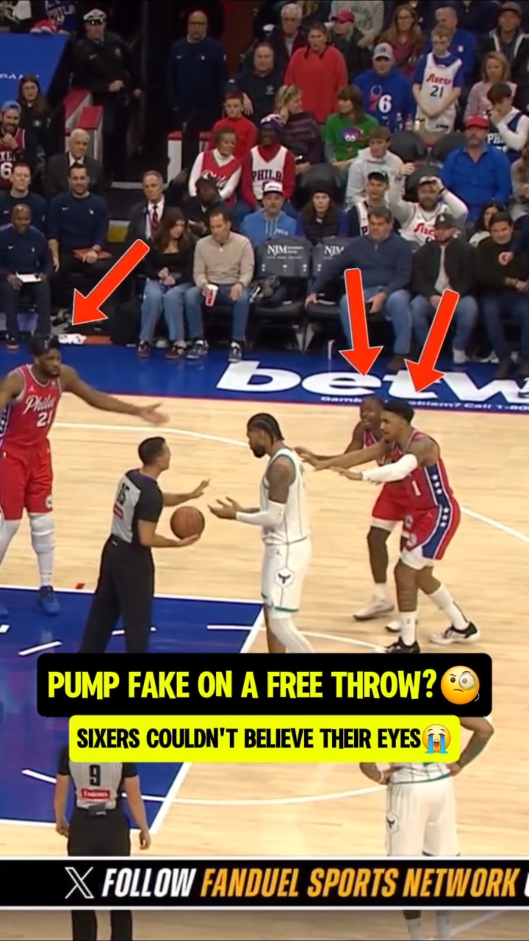 Embiid \u0026 76ers weren't having it?