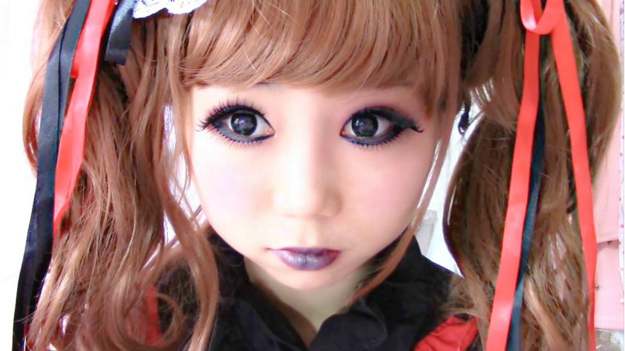 Halloween Makeup Spooky Gothic Lolita Doll Makeup YouTube