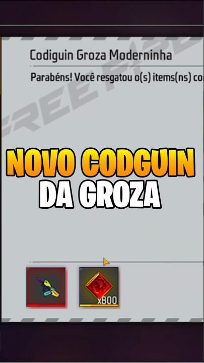 Codiguin Free Fire: veja lista de recompensas para resgatar em novembro