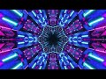 6 hours 4k TV Night light tunnel Metallic color Relaxing screensaver, Abstract background video loop