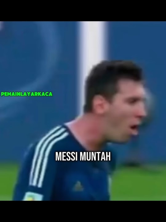 penyebab Messi muntah 🤮