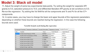 PART 3: HOW BUILD PVT FOR  BLACK OIL
