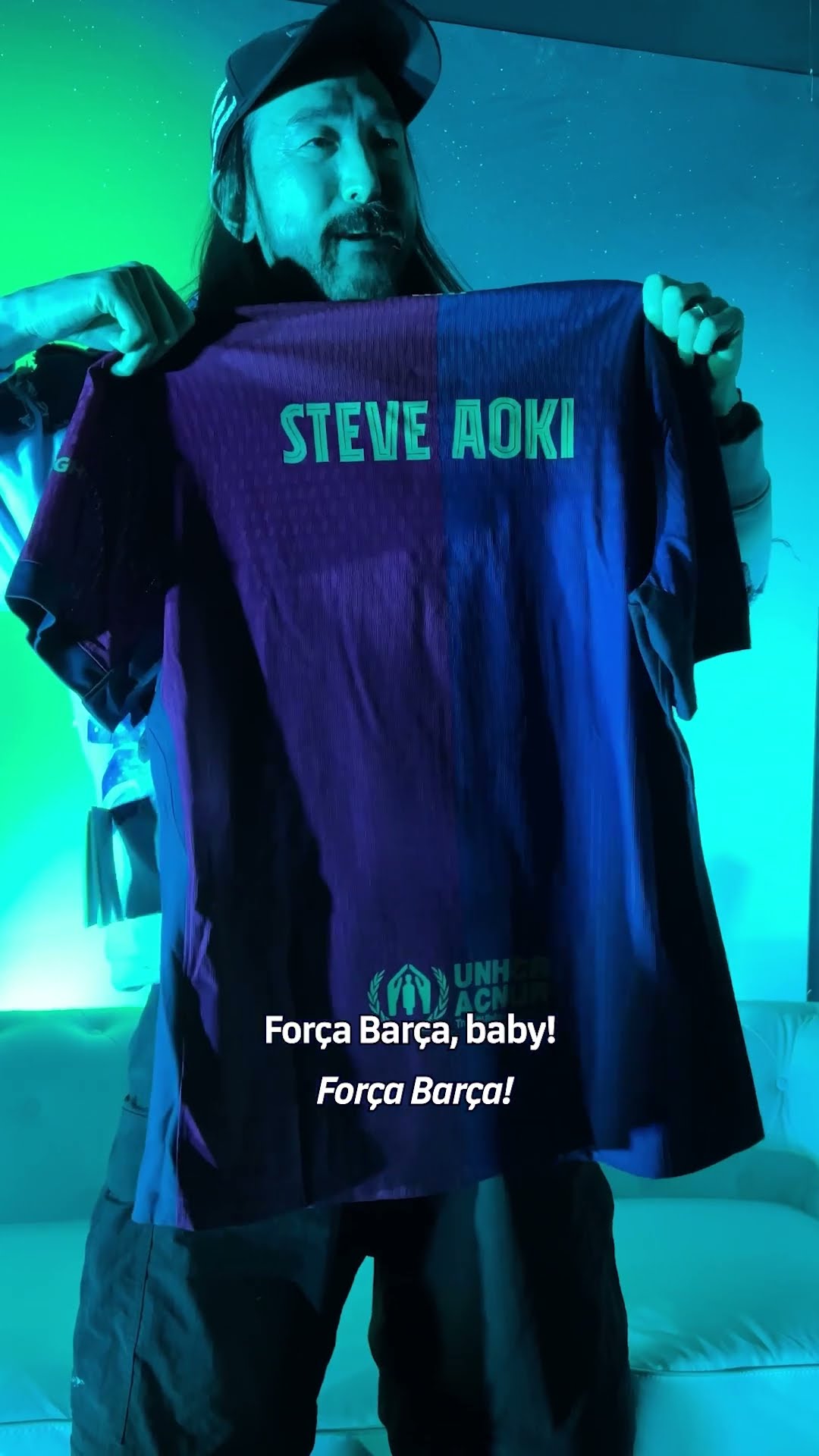 Barça ? @SteveAoki  ?❤️ It’s a pleasure to have you in Barcelona! ? #fcbarcelona #shorts