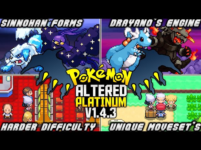 Pokémon Altered Platinum - Sinnohan Forms, Increased Difficulty