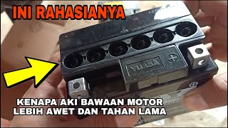 MENGAPA AKI KERING BAWAAN MOTOR LEBIH AWET DAN TAHAN LAMA? | INI RAHASIANYA