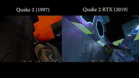 Quake II RTX (2019) Vs. Quake II (1997) - A Comparison