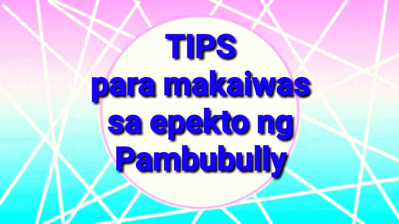 Featured image of post Epekto Ng Pambubulas Bunga ng epektong ito ay ang pagkasira ng tingin ng mga magulang paaralan at