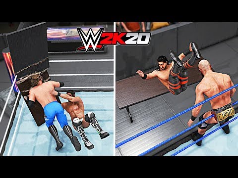 WWE 2K20 All Table Finishers!!
