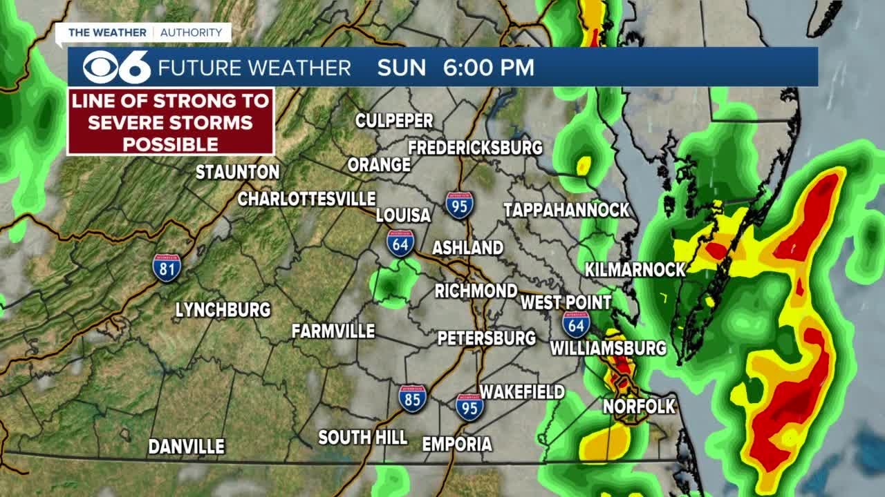 When we could see severe storms Sunday - YouTube