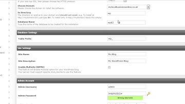 Softaculous WordPress Installation Security Tips