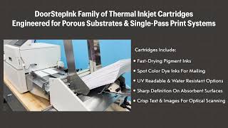 DoorStepInk Thermal Inkjet Cartridges for Porous Media Printing