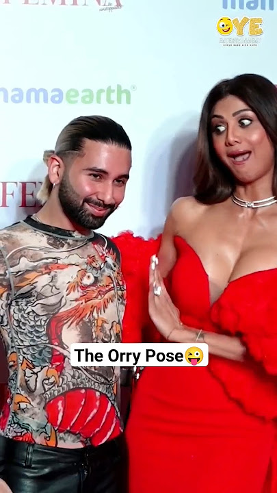So Cute 😍 Shilpa copied The Orry Pose😜🤩 #orry #shilpashetty #bollywood #oye