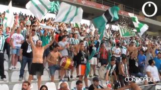 La afición del Córdoba CF recorre las calles de la ciudad hasta el Estadio El Arcángel