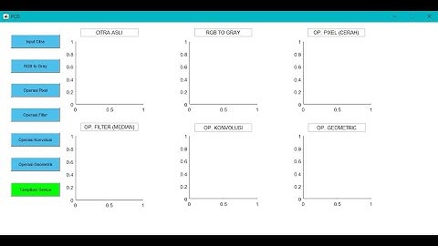 GUI Matlab | Pengolahan Citra Digital - UMI