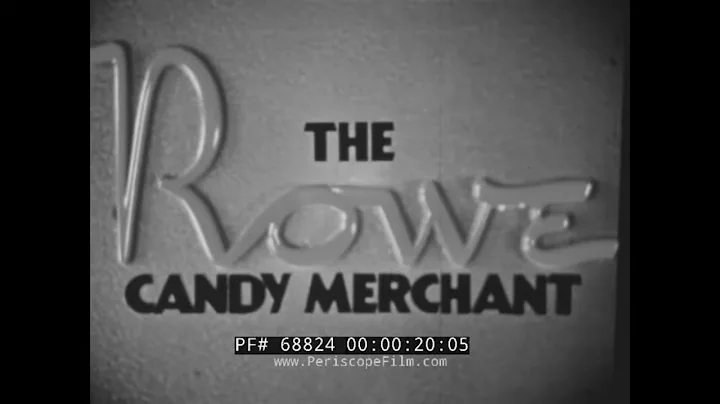 ROWE VENDING MACHINE COMPANY SALES FILM  " ROWE CA...